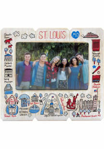 St Louis Julia Gash Picture Frame - Red