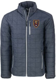Cutter and Buck Real Salt Lake Mens Anthracite Rainier PrimaLoft Medium Weight Jacket
