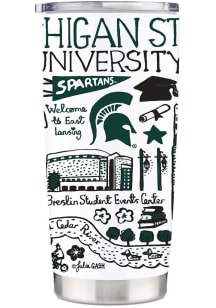 Michigan State Spartans Julia Gash Stainless Steel Tumbler - Green