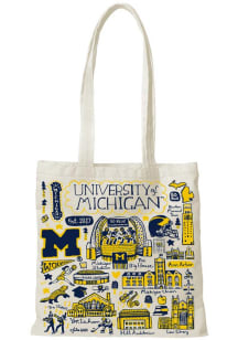 Michigan Wolverines Blue Julia Gash Tote