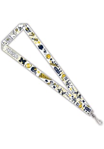 Michigan Wolverines Julia Gash Lanyard - Blue
