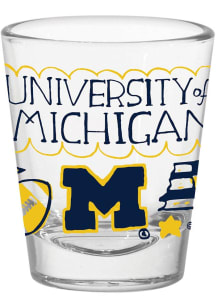 Michigan Wolverines Julia Gash Shot Glass