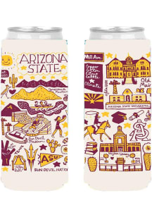 Arizona State Sun Devils Multi Julia Gash Coolie - Red