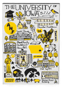 Iowa Hawkeyes Julia Gash Magnet