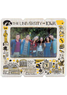 Iowa Hawkeyes Julia Gash Picture Frame - Yellow