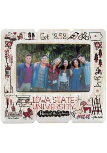 Iowa State Cyclones Julia Gash Picture Frame - Red