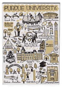 Purdue Boilermakers Julia Gash Magnet