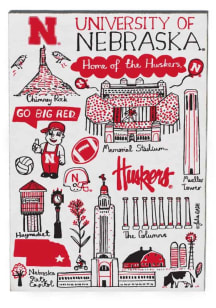 Nebraska Cornhuskers Julia Gash Jumbo Magnet
