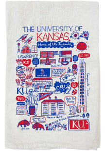 Kansas Jayhawks Julia Gash Natural Towel