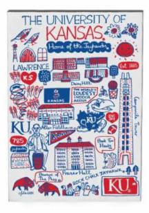 Kansas Jayhawks Julia Gash Jumbo Magnet