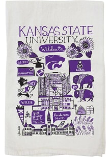 K-State Wildcats Julia Gash Natural Towel