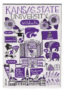 K-State Wildcats Julia Gash Jumbo Magnet