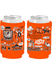 Oklahoma State Cowboys 12 oz Julia Gash Can Coolie - Orange