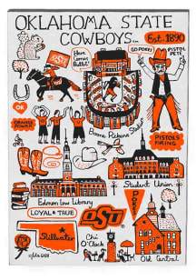 Oklahoma State Cowboys Julia Gash Jumbo Magnet