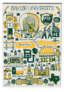 Baylor Bears Julia Gash Jumbo Magnet