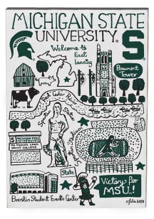 Michigan State Spartans Julia Gash Jumbo Magnet