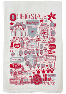 Ohio State Buckeyes Julia Gash Natural Towel