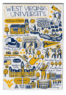 West Virginia Mountaineers Julia Gash Jumbo Magnet