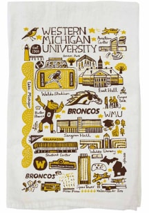 Western Michigan Broncos Julia Gash Natural Towel