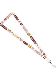 Minnesota Golden Gophers Julia Gash Satin Lanyard - Maroon