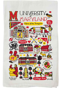 Maryland Terrapins Julia Gash Natural Towel