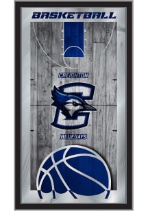 Creighton Bluejays Basketball Hanging Back Bar Mirror