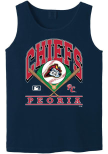Summit Sportswear Peoria Chiefs Blue Homefield Short Sleeve T Shirt