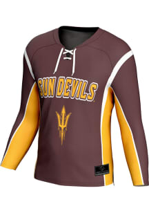 ProSphere  Arizona State Sun Devils Mens Maroon Rival Hockey Jersey