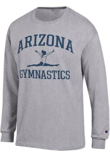 Champion Arizona Wildcats Grey Gymnastics Icon Jersey Long Sleeve T Shirt