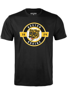 Levelwear Boston Bruins Black Richmond Grail Short Sleeve T Shirt