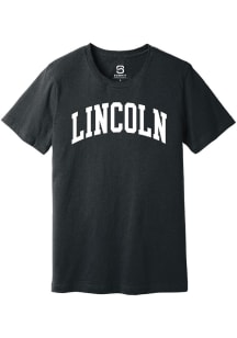Summit Sportswear Lincoln Grey Wordmark Short Sleeve Fashion T Shirt