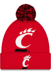 New Era Cincinnati Bearcats Red All Over Knit Womens Knit Hat