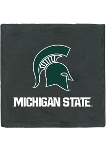 Michigan State Spartans Slate 4 Pack Coaster - Black