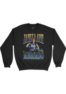 Jaella Ann Mercado  Campus Ink UCLA Bruins Youth Black Illustrated Long Sleeve Crew Sweatshirt