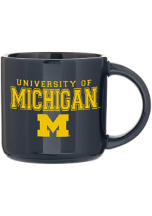Michigan Wolverines 14 oz Cora Ceramic Mug - Blue