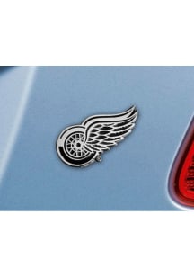 Detroit Red Wings Chrome Car Emblem - Grey
