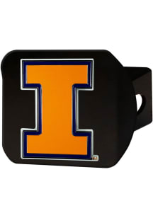 Illinois Fighting Illini Color Logo Car Accessory Hitch Cover