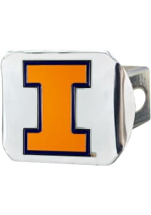 Illinois Fighting Illini Color Logo Car Accessory Hitch Cover