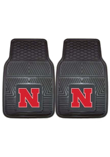 Sports Licensing Solutions Nebraska Cornhuskers 18x27 Vinyl Car Mat - Black