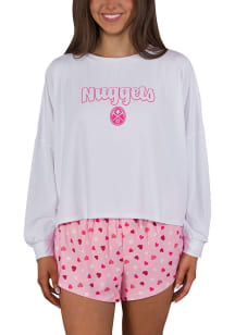 Concepts Sport Denver Nuggets Womens Pink Lyric PJ Set