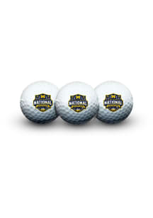 Michigan Wolverines 3Pk Embriodered 2026 MBB National Champion Golf Balls