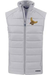 Cutter and Buck Rowan University Mens Silver Evoke Sleeveless Jacket