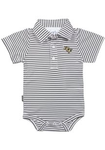 UCF Knights Baby Dark Grey Carson Short Sleeve One Piece Polo