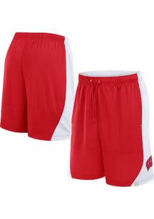Wisconsin Badgers Mens Red Strength Unleashed Shorts