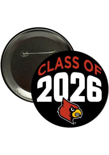 Louisville Cardinals 3" Class of 2026 Button - Cardinal