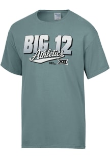 Champion Big 12 Green Big 12 Athletics Script Short Sleeve T Shirt