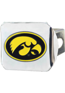 Iowa Hawkeyes Chrome Car Accessory Hitch Cover