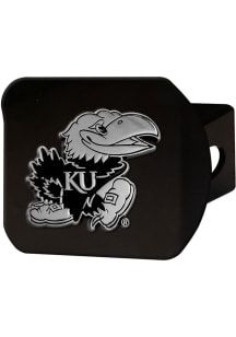Kansas Jayhawks Black Design Car Accessory Hitch Cover