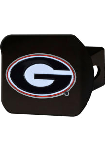 Georgia Bulldogs Black Color Logo Car Accessory Hitch Cover