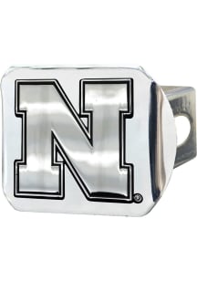 Nebraska Cornhuskers Chrome Car Accessory Hitch Cover